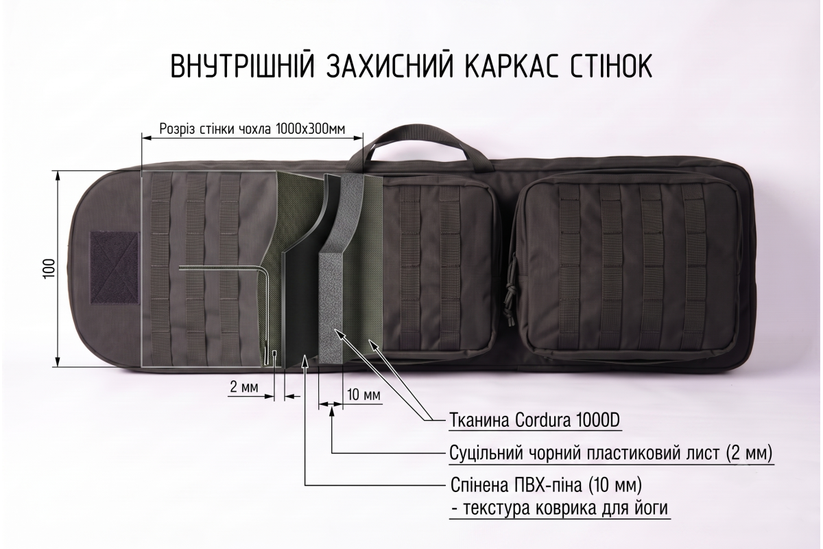 Чохол для зброї Ranger V2 (100 см) чорний